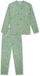 SCHIESSER Pyjama lang Dierenprint Pastelgroen Katoen/Polyester Meisjes Maat 116