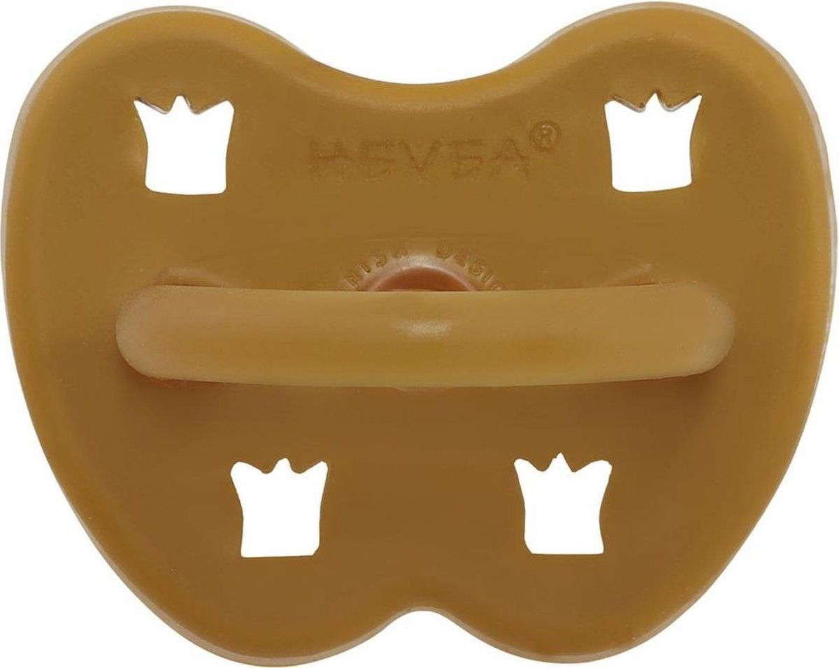 Hevea speen rond Tumeric 3-36 mnd