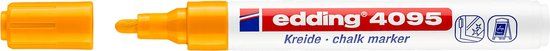 Edding Krijtmarker 4095 Rond 2 - 3 Mm Waterbasis Oranje