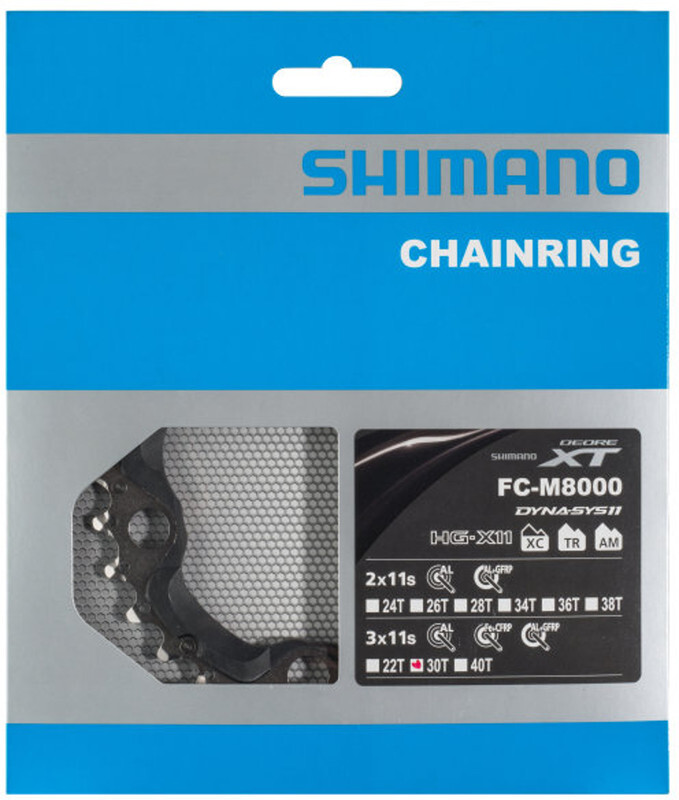 Shimano Deore XT FC-M8000 kettingblad 3-speed