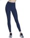 Skechers GO Flex Rib Fl HW Legging LG2-NVY, Vrouwen, Marineblauw, Leggings, maat: S