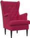 vidaXL Fauteuil Wijnrood Fluweel