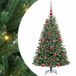vidaXL - Artificielle - articulée - Sapin de Noël - Vert - 120 - cm - PVC - et - Métal