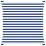 vidaXL Zonneschaduw 3,6 x 3,6 m Oxford Polyester Vierkant Blauw en wit