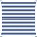 vidaXL Zonneschaduw 3,6 x 3,6 m Oxford Polyester Vierkant Blauw en wit