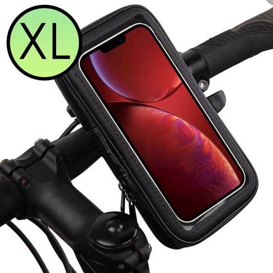 NoXx Telefoonhouder Fiets Universeel Waterdicht - Fiets Telefoonhouder Scooter Waterdicht - Mountainbike Telefoon Houder - Extra Large