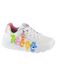 Skechers UNO LITE Sneakers voor meisjes, wit synthetisch/Multi Trim, 2 UK Kind