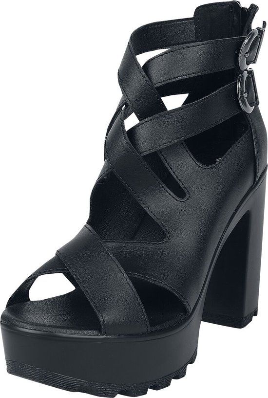 Black Premium by EMP Zwarte hoge hakken met bandjes - Dames - EU41