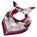 Roeckl Doek ' ANNI ' bruin / rood / wijnrood / wit