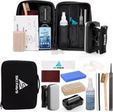 Ski/Snowboard Wax Kit, Ski Tuning & Waxing Kit met Wax Ijzer, Complete Basic Wax Set - Professionele Tuning Apparatuur, Alle Temperatuur Wax, Base Cleaner, Borstel, Wax Schraper, P-tex, Tuning Stone