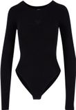 Urban Classics Stretch Jersey Longsleeve Bodysuit Zwart 4XL