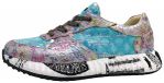 Laura Vita Burton 05 Chaussures femme à lacets bleu décontracté