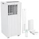Garvee Mobiele airconditioning, 7000 BTU, 3-in-1 koelen, ontvochtigen, ventilatormodus, slaapmodus, 2,0 kW, mobiele airconditioning met afvoerslang, afstandsbediening, 24-uurs tijd, airconditioner
