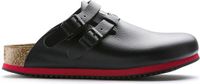Birkenstock Kay SL Dames Werkklompen Black Narrow-fit | Zwart | Leer | Maat 38