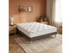 Matelas Ressorts H24cm Sommier En Kit 140x200 Gris