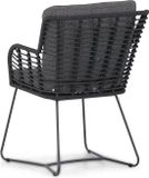 4 Seasons Outdoor Fabrice/Montana 240 cm dining tuinset 7-delig grijs-antraciet wicker 6 personen