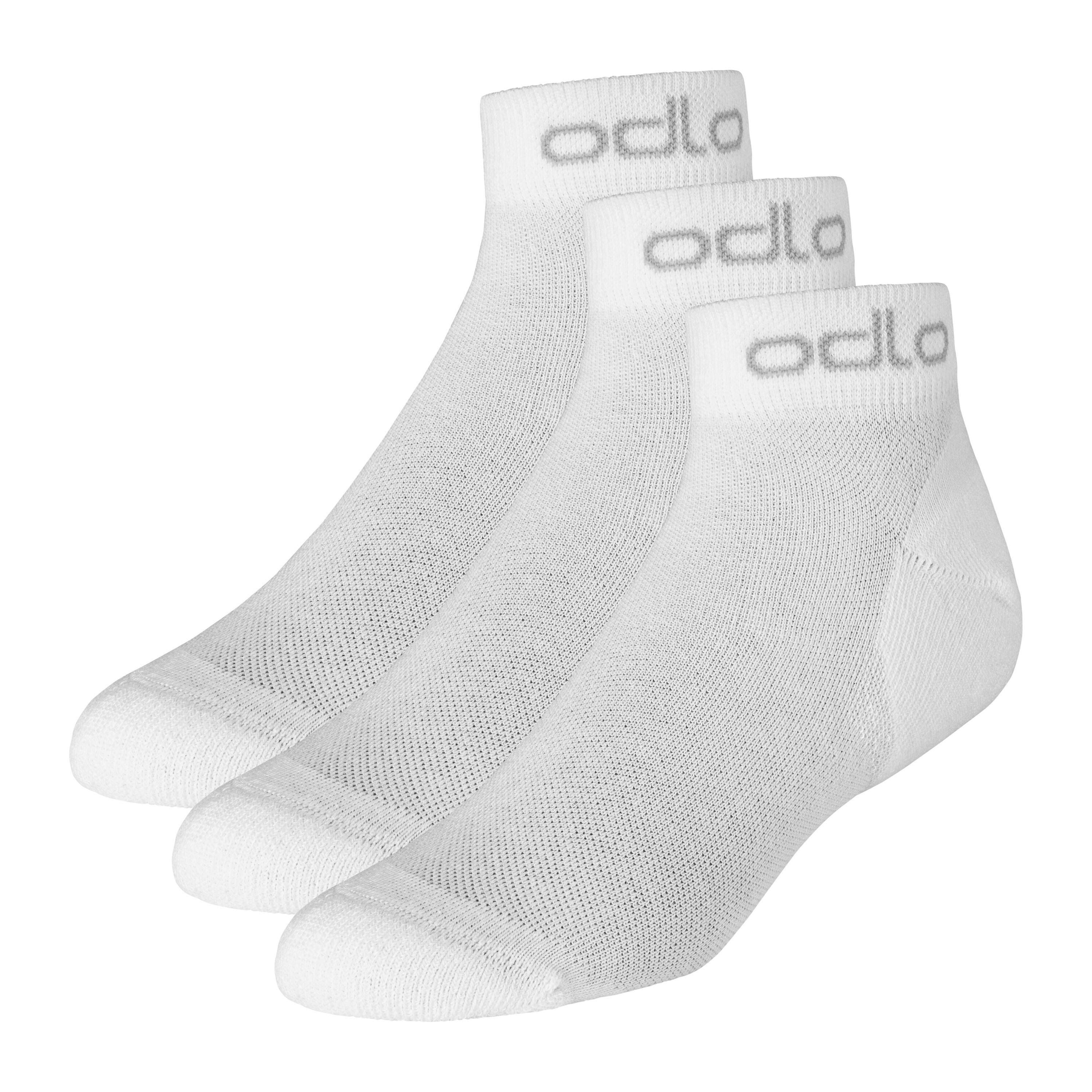 Odlo Active Short Socks 3 Pack - White - EU 39-41