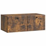 vidaXL Wandmontage TV-kast 78,5 x 41 x 30 cm Gerookt eiken