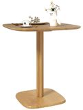 Table de salle à manger en bois - Table de cuisine carrée - 70x70x75 cm - Convient pour 4 personnes - Idéal pour les petits espaces - Style moderne - Montage requis
