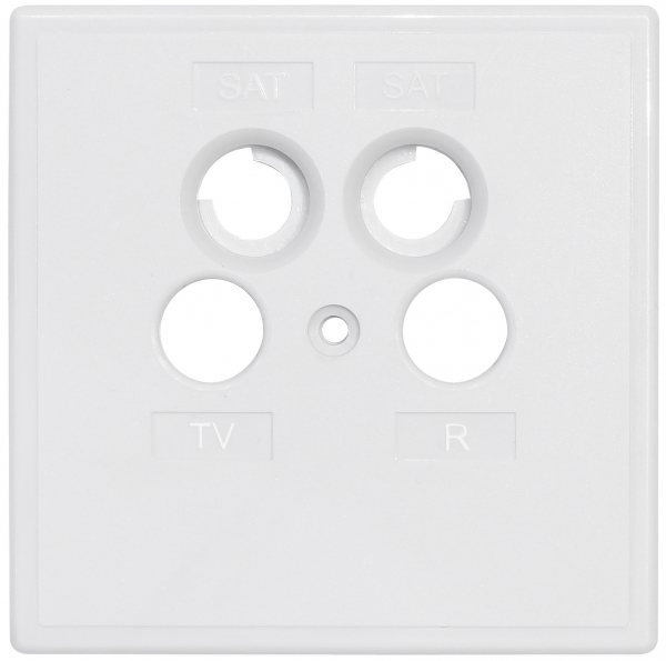 AXING SZU 2-04 - Veiligheidsplaatjes voor stopcontacten - wit