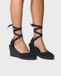 Toni Pons espadrille pour femmes avec talon compensé et lacets | FLORINA