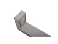 Le maitre des lampes Norlys Asker LED Borne de Jardin H85 Aluminium