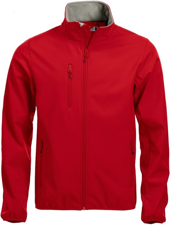 Clique Basic Softshell jacket heren rood xl