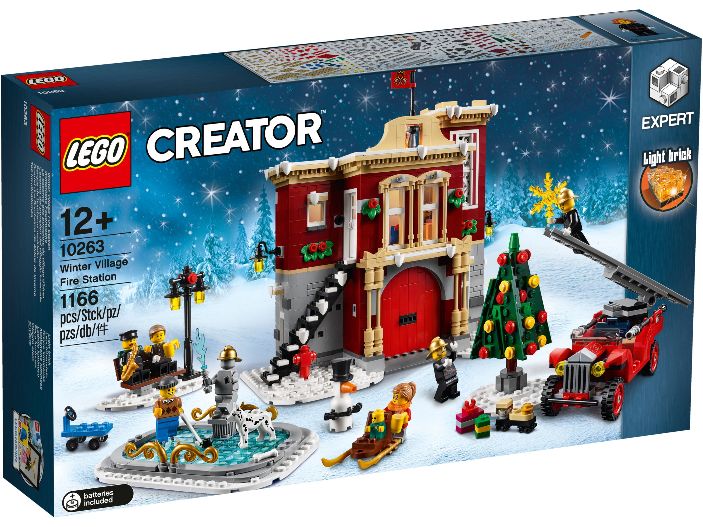 lego 10263 Brandweerkazerne in winterdorp