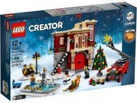 LEGO Creator Expert 10263 Brandweerkazerne in winterdorp