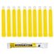 Cyalume SnapLight Geel 15 cm Glow Stick Light Stick Fluorescerende Stick Houdbaarheid 12 uur (doos van 100)