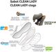 Rouchette Enkellaars Clean Wild - Zwart/Rood - 41