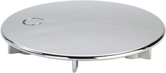 Viega Temposet afdekplaat voor douchebakafvoer 115mm chroom