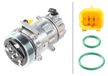 HELLA 8FK 366 202-891 SD6C12 Climatiseur, compresseur, PAG 46 YF, adapté pour R134a et R1234yf, compatible avec PEUGEOT 308 SW I (4E, 4H), 307 CC (3B), 307 (3A/C), 307 SW