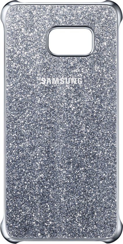 Samsung Glitter Cover voor Samsung Galaxy S6 Edge Plus - Zilver