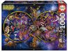 Educa Puzzle Constellations 1000 Pièces Effet Néon
