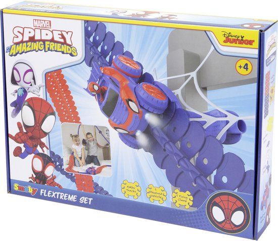 Smoby - Disney Marvel Spiderman Flextreme Discovery Set - Racebaan - 4,4m