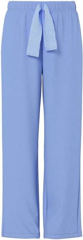 PIECES - PCCHILLI WIDE GLITTER SWEAT PANT NOOS BC - Legging - Vrouwen - Hydrangea - Katoen/Polyester - M