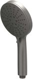 IVY Handdouche Verstelbaar 3 Standen met Antikalk Nozzels - ABS Kunststof - Geborsteld Metal Black PVD