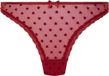 Hunkemöller Dames Lingerie String Phoebe - Rood - maat XL