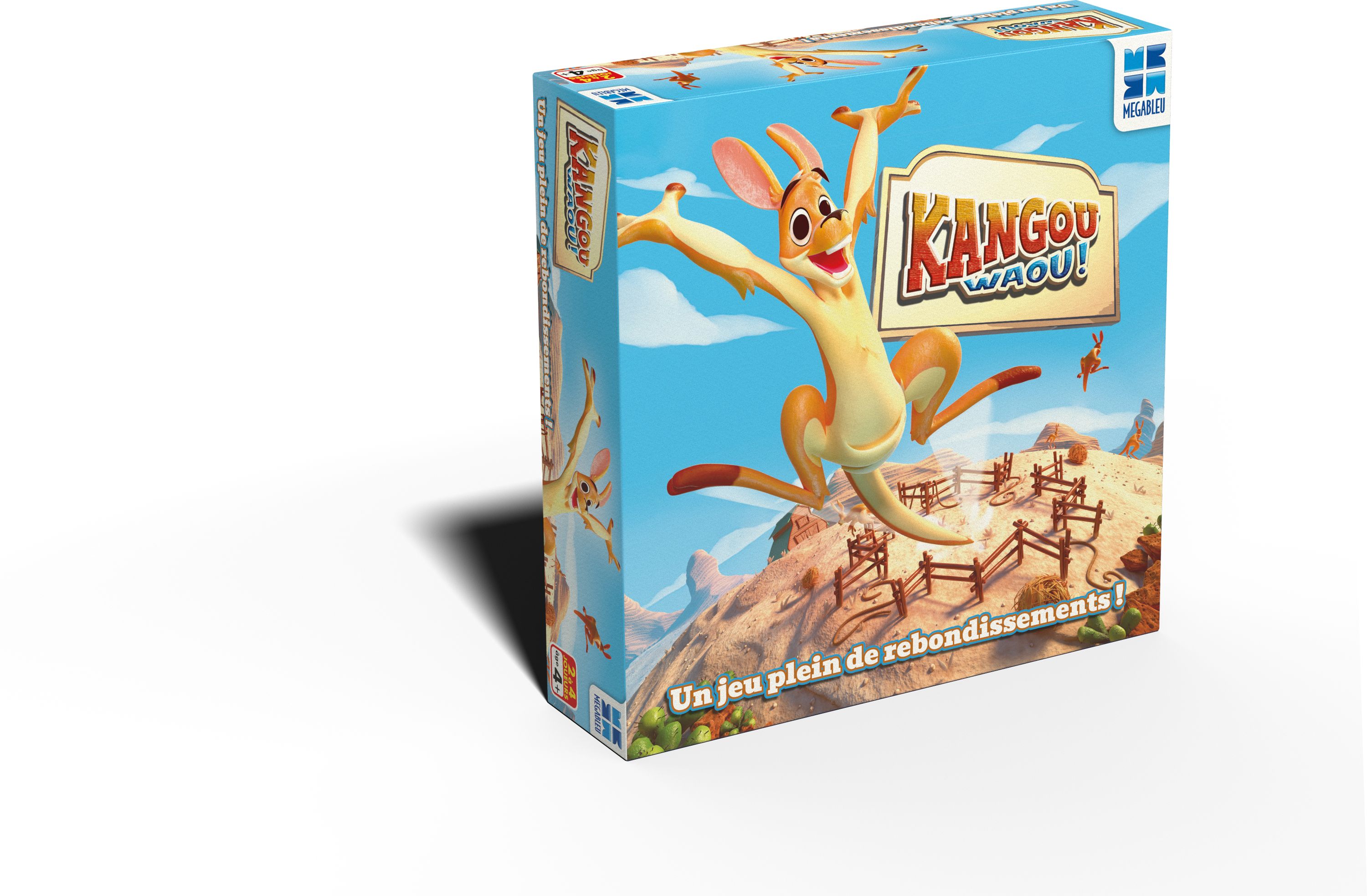 MEGABLEU 678143 Vaardigheidsspel voor kinderen vanaf 4 jaar, 2-4 spelers, 10 minuten speeltijd
