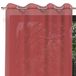 Soleil d'Ocre Alix Gordijn met ogen Polyester Rood 135x250 cm