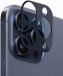 Rosso Camera Lens Protector Geschikt voor Apple iPhone 15 Pro / 15 Pro Max | Camera Bescherming | Case Friendly | Ultra Dun Glas | Blauw