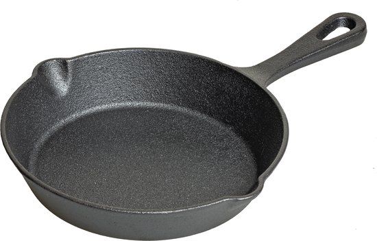 Blackwell Koekenpan - Gietijzer - ø 20 cm - Zwart - Zonder anti-aanbaklaag