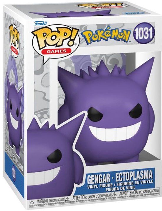 Funko Pop! Games: Pokémon - Gengar Ectoplasma Funko Pop #1031