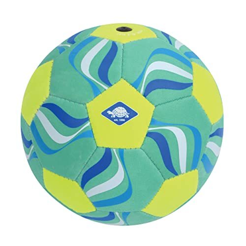 Schildkröt Unisex – neopreen mini beachsoccer, voetbal ideaal voor kleine kinderhanden en voeten, gripvast textieloppervlak, zoutwaterdicht, maat 2, Ø 15 cm, 970344, meerkleurig, 2