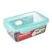 Keeeper Tina Vershouddoos Met Microgolfclip Transp/aqua 23x14x8 - 1,35 L