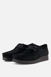 CLARKS WallabeeEVOSh Dames Veterschoenen - Suede - Zwart