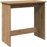 vidaXL Bureau 80x40x75 cm bewerkt hout artisanaal eikenkleurig