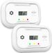 ELRO 2-Pack FC5010 Détecteur de monoxyde de carbone avec batterie de 10 ans et écran