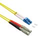 ROLINE 21.15.9513 InfiniBand en Glasvezelkabel 3 m E-2000 (LSH) LC Geel